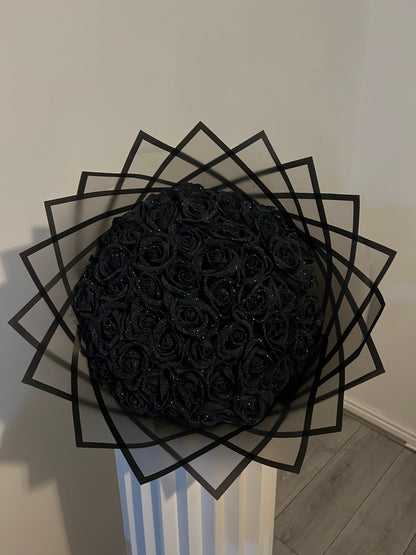 Noir Luxe – Black Glitter Edition
