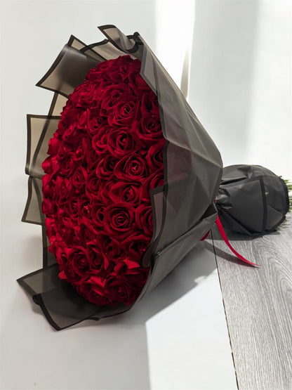 Classic Red Velvet Roses