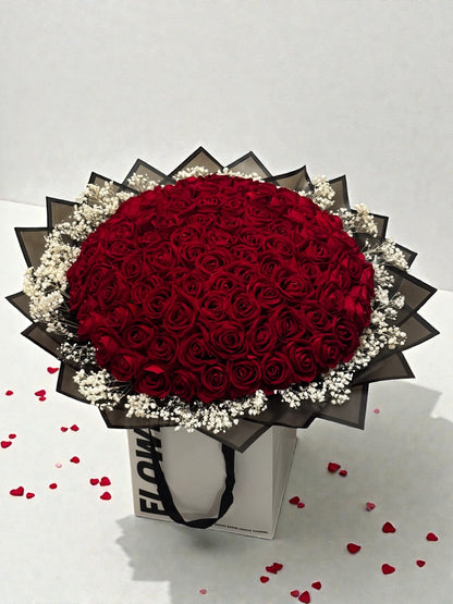 The Enchanté Grand Rouge Bouquet