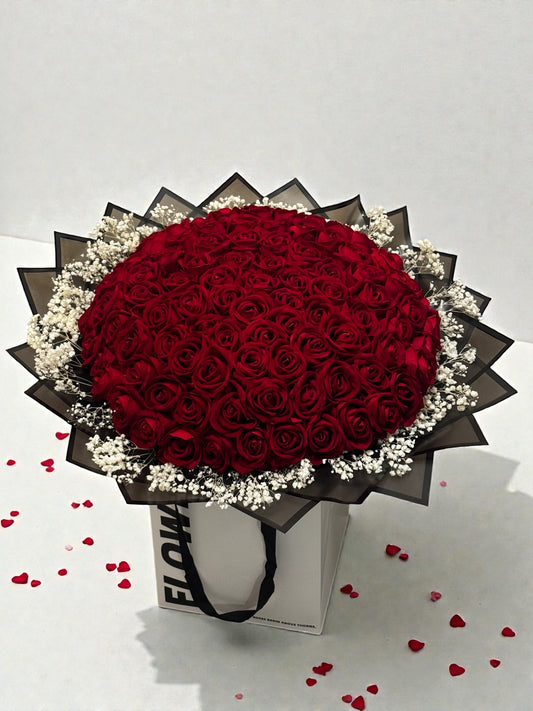 The Enchanté Grand Rouge Bouquet