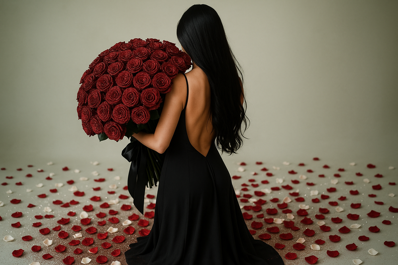 please have her hair down her back 